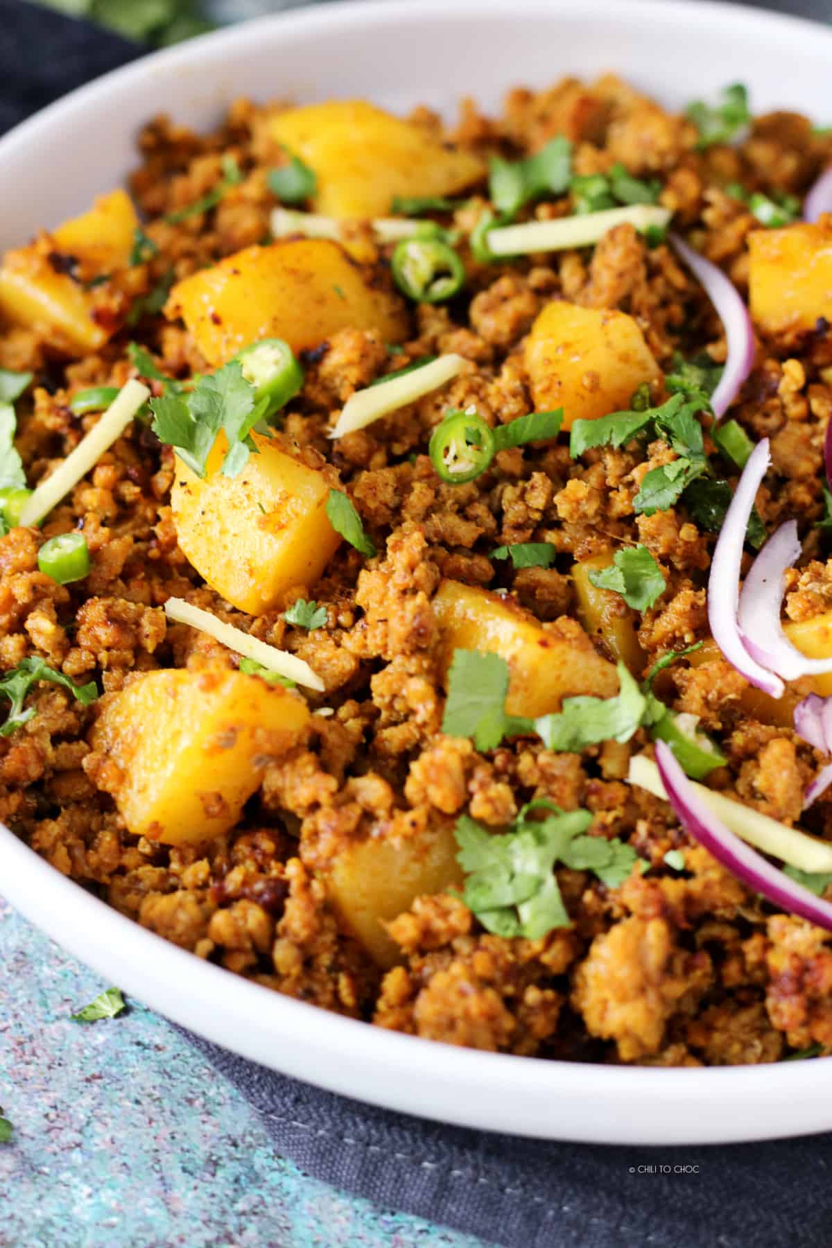 Keema Aloo Balti