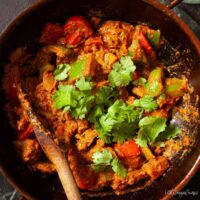 Lamb Mushroom Balti